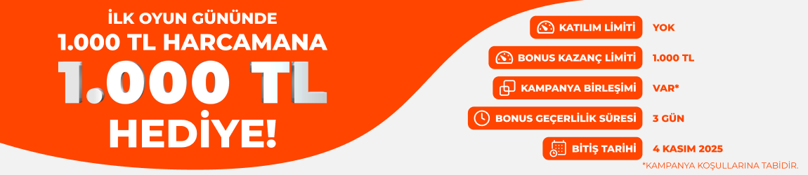 YENİ ÜYEYE 1.000 TL Bİ’TALİH’TE!
